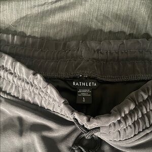 Athleta Dark Gray Elastic Waist wide leg jogger Pants